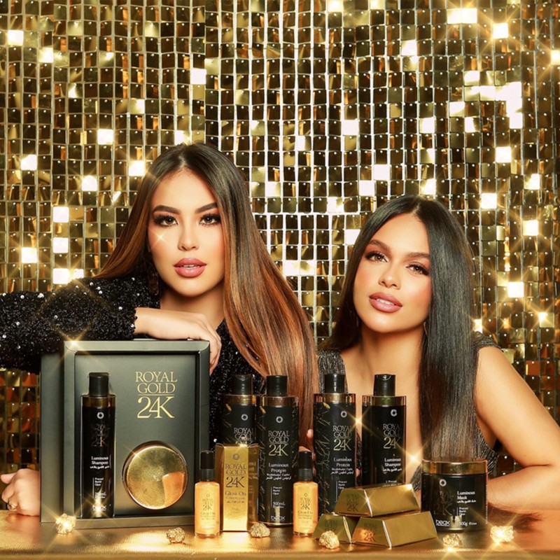 Alisado Royal Gold 24K Profesional – Sin Formol y Antifrizz  | Liso Extremo